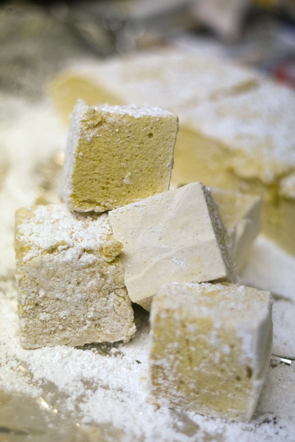 Two Dozen Espresso Marshmallows with Caffeiney Goodness 24ct Gluten Free Organic Gourmet Kosher Gelatin